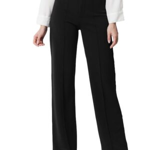 Women Straight Fit Solid Trousers