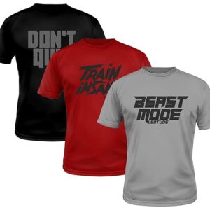 Regular Fit Half Sleeve Round Neck Dri-Fit Tshirt for Men's Combo